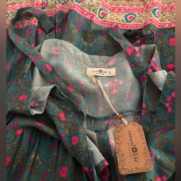 NATURAL LIFE Patty Tie Front Jumpsuit NWT - Picture 6 of 7